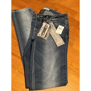 SoundGirl Skinny Dark Blue Jeans- Size 7